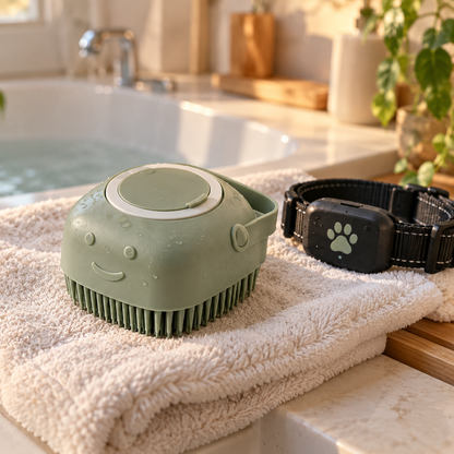 JYROL™ Silicone Pet Bath Brush