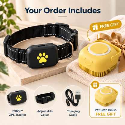 JYROL™ Silicone Pet Bath Brush