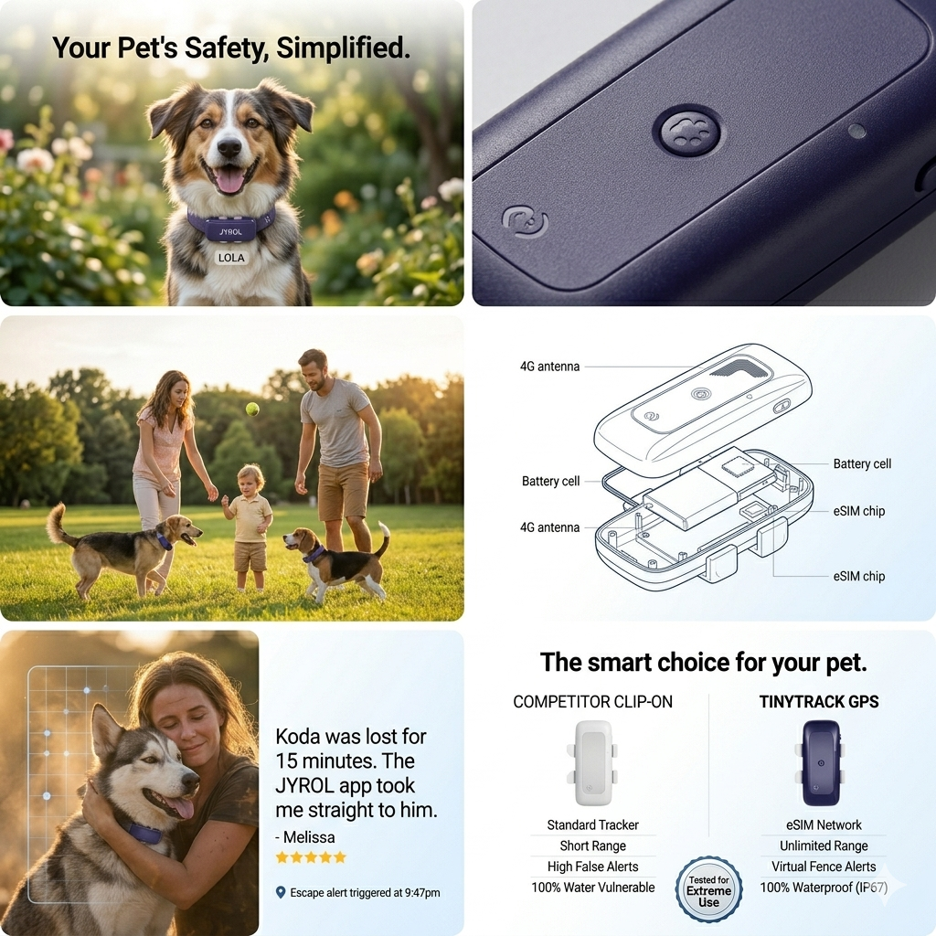 JYROL™ GPS Dog Tracker