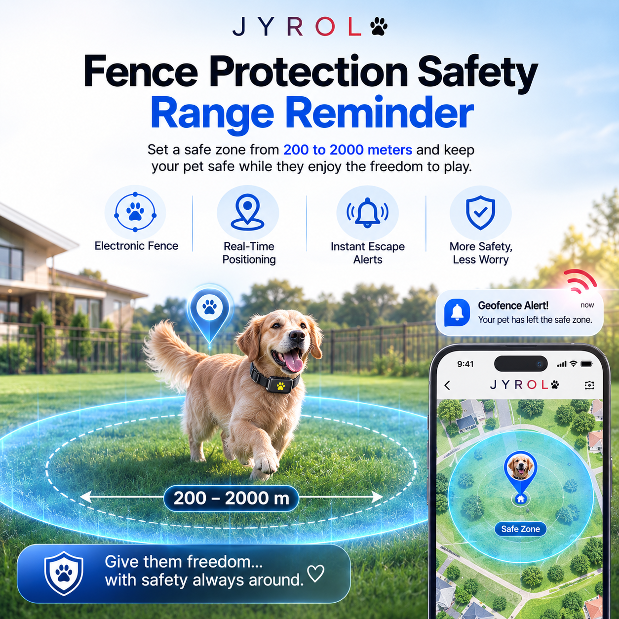 JYROL™ GPS Dog Tracker